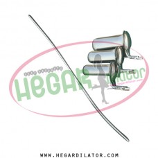 Hegar uterine dilator 3-4, collin speculum 3pcs