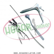 Hegar uterine dilator 3-4, pinwheel, mathieu speculum, grave speculum small