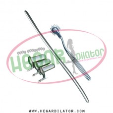 hegar uterine dilator 5-6 pinwheel, collin 3pcs