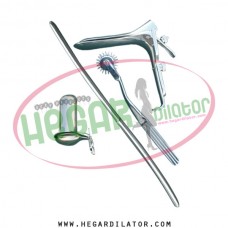 hegar uterine dilator 5-6 pinwheel, collin medium, grave large
