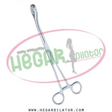 Foerster sponge holding forceps curved slotted